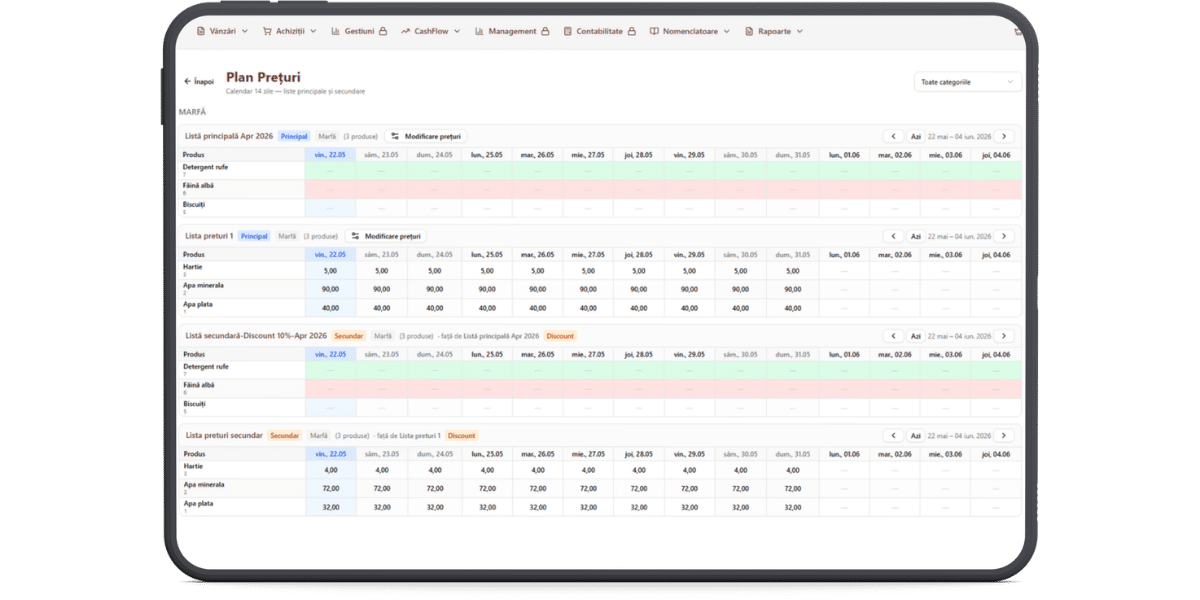 modul vanzari- quickfin.erp